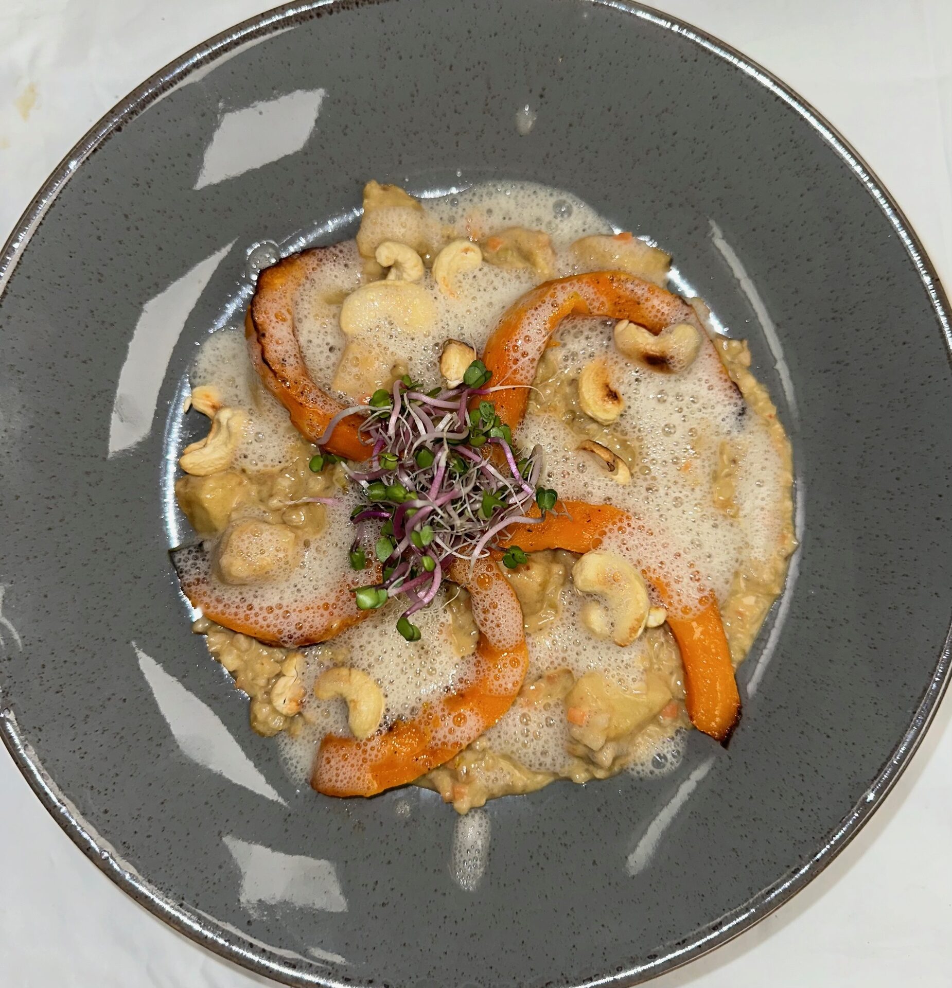 Vegetarian course from the kitchen 51°
